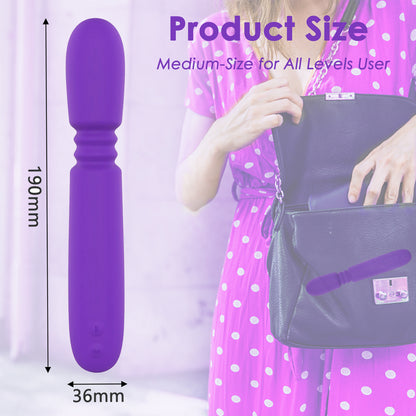 2-in-1 Thrusting G-spot Vibrator-EROSREALM