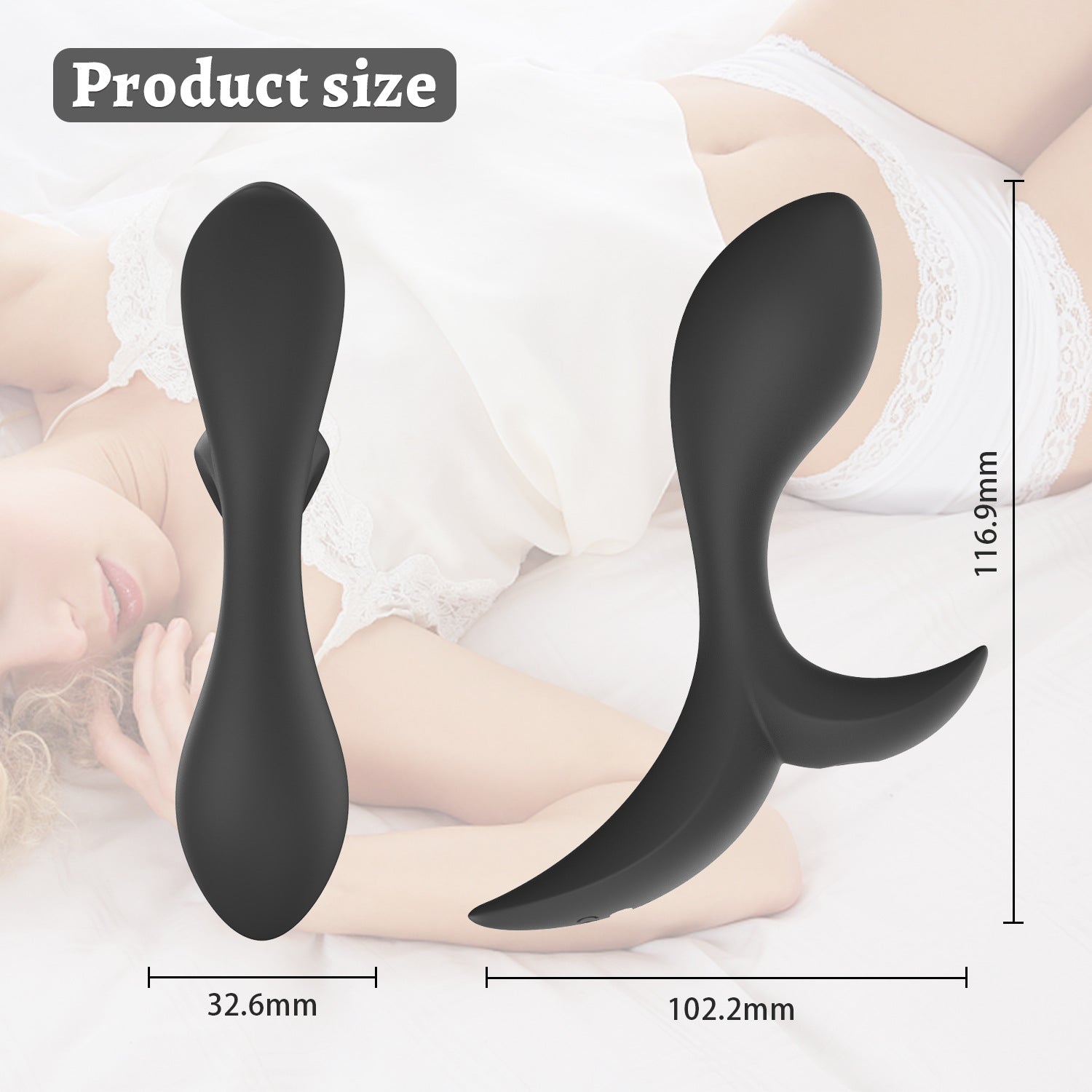 App Remote Control 9 Strong Shock Modes Anal Vibrator-EROSREALM