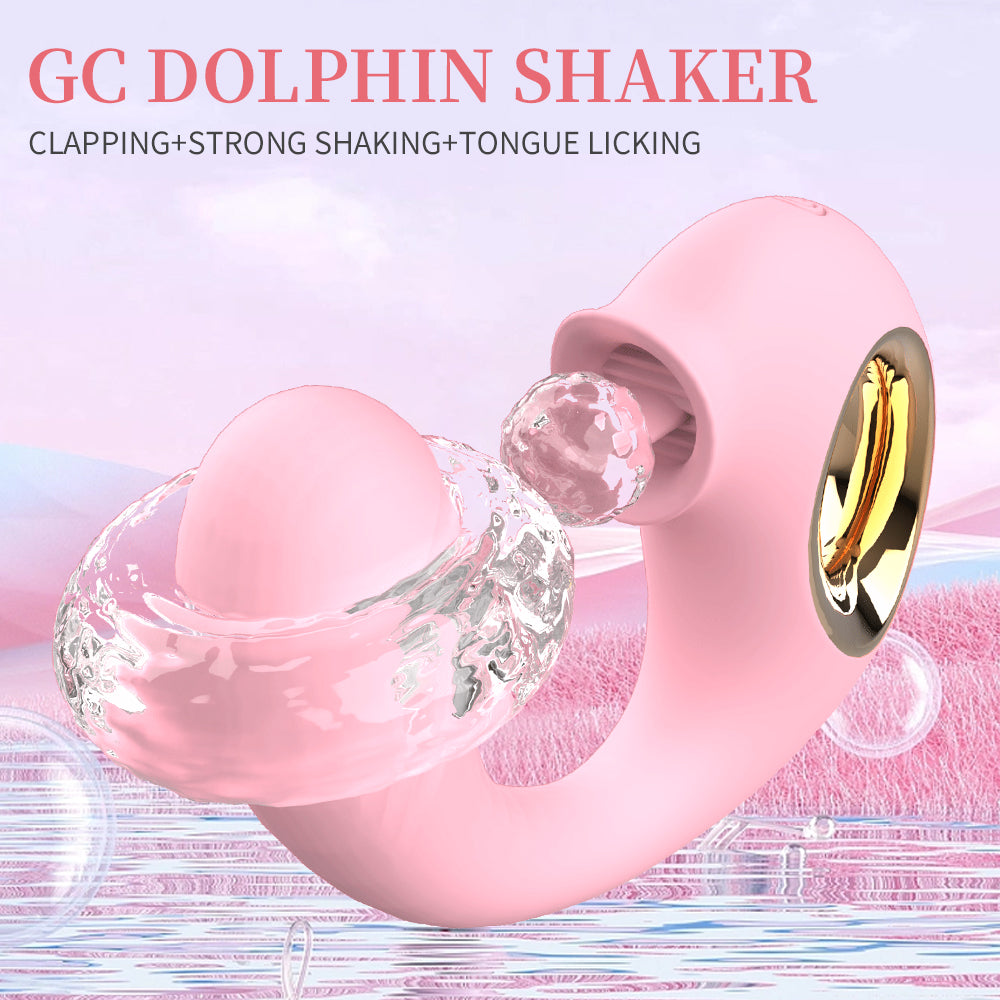 Dolphin Tongue-licking G-spot Vibrator-EROSREALM