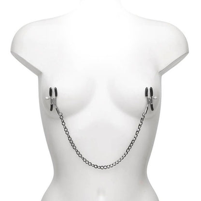 Sm Metal Nipple Clips With Silver Chain Nipples Sex Toy-EROSREALM