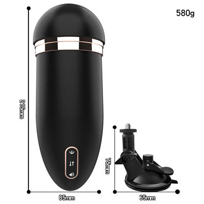 Electric Fully Automatic Male Masturbator Telescopic Rotating Heating Exerciser-EROSREALM