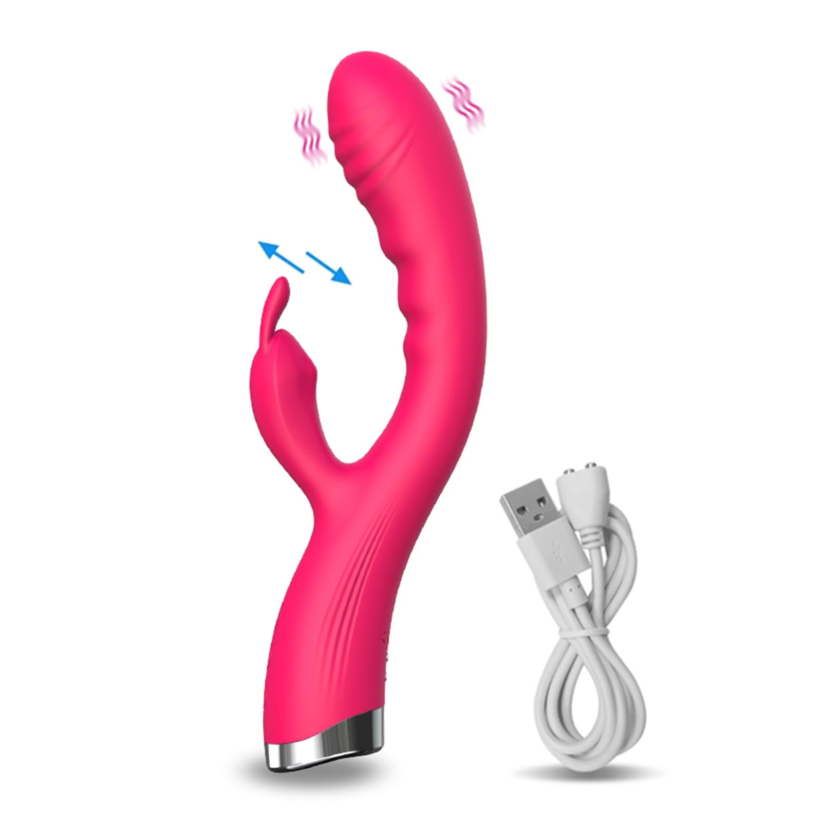 Rabbit Double Vibration G Spot Vibrator-EROSREALM