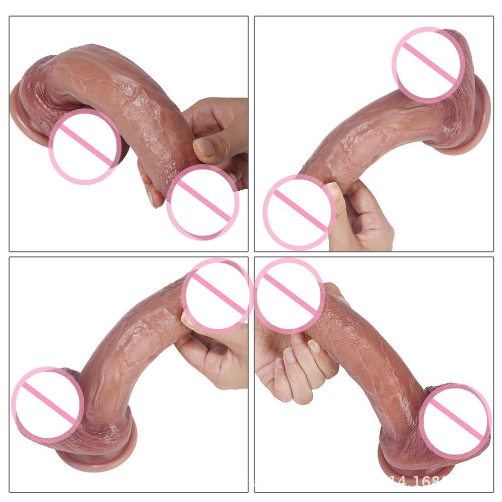 5.9 Inch Liquid Silicone Double Layer Dildo-EROSREALM