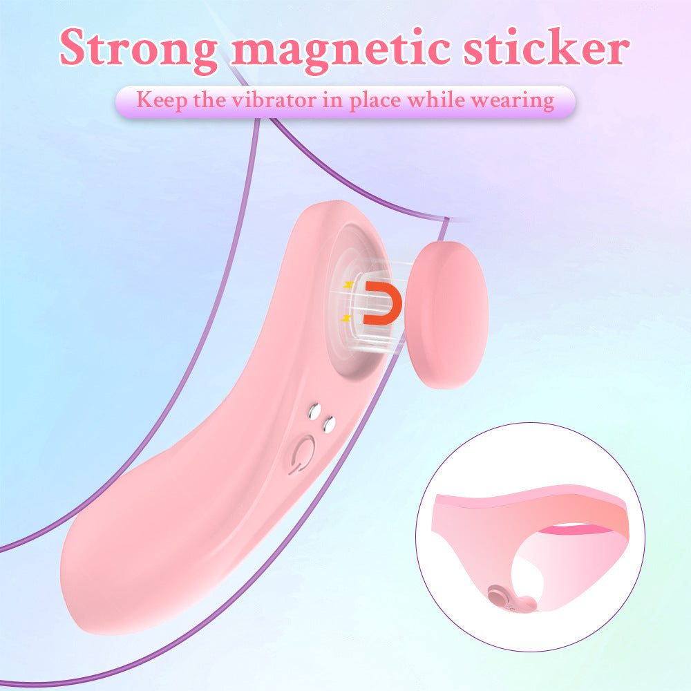 Wireless Remote Control Magnetic Suction Panty Vibrator-EROSREALM